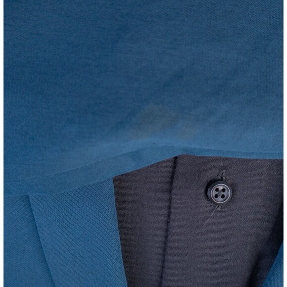 Theory Mens Cotton Unconstructed Blue Sport Coat Jacket Sz 36 Two Button EUC - Picture 7 of 14